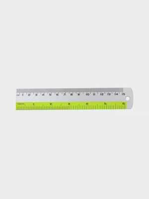 알루미늄 자 15cm
