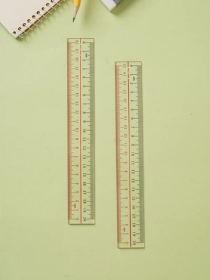 아크릴 직선자 20 cm 2개입