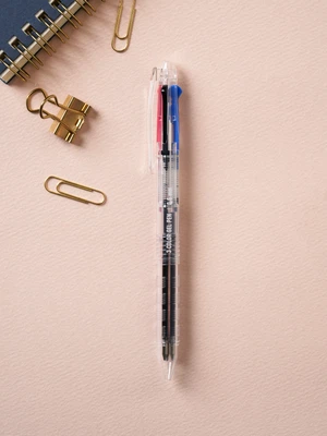 3색 중성 젤펜 0.5 mm 흑청적