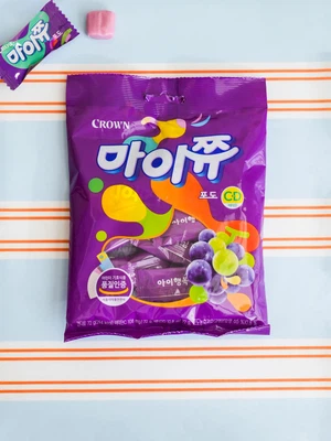 크라운 마이쮸 72 g 포도