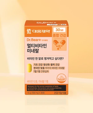 대웅제약 멀티비타민 미네랄 30정 30일분