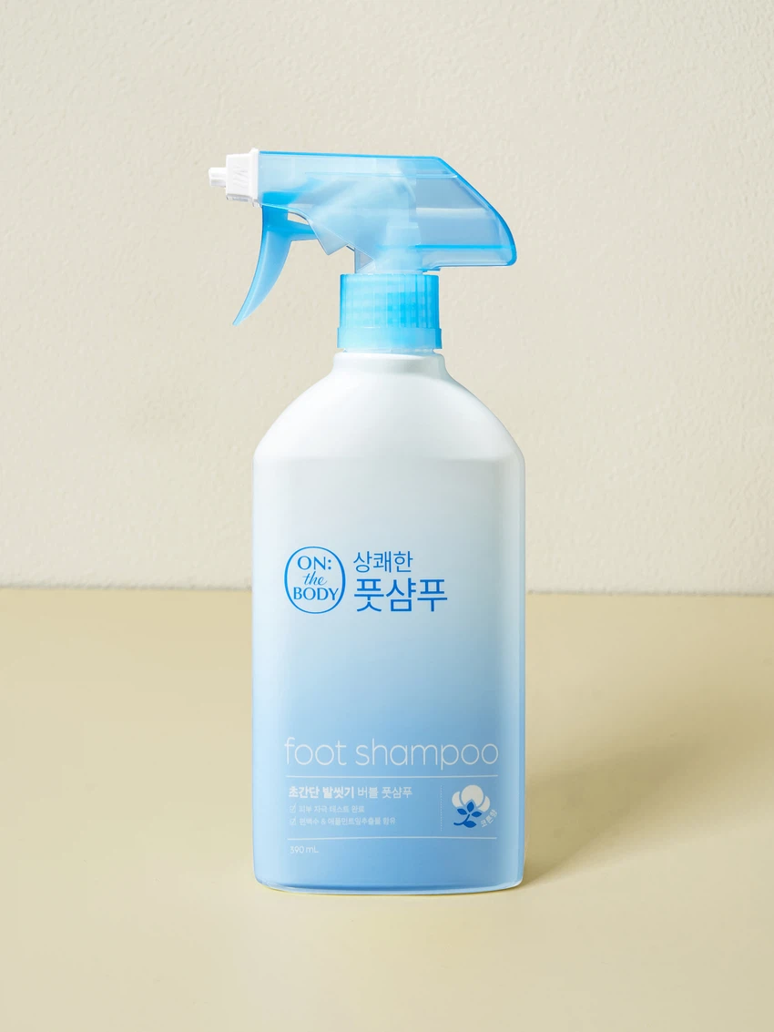 온더바디 국민뷰티템 풋샴푸 코튼 향 390 ml