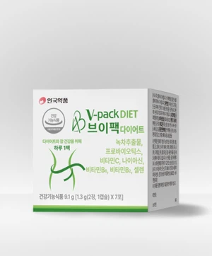 안국약품 브이팩 다이어트 유산균 올인원 멀티 비타민 7포