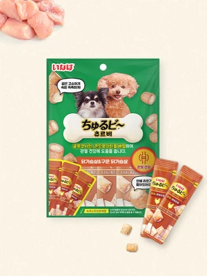 [펫] 이나바 강아지 츄르비 관절 건강 케어 10 g X 6개입