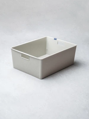 모던 템바보드 바구니 26 X 34 X 13 cm 그레이