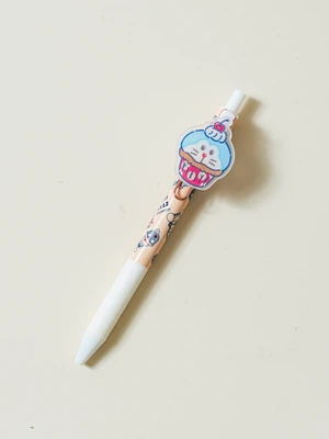 도라에몽 아크릴 장식 젤 펜 0.5 mm 검정