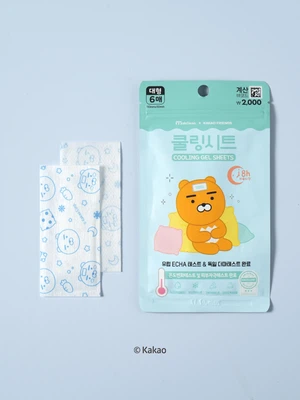 메이클린 카카오프렌즈 쿨링 시트 대형 6매입