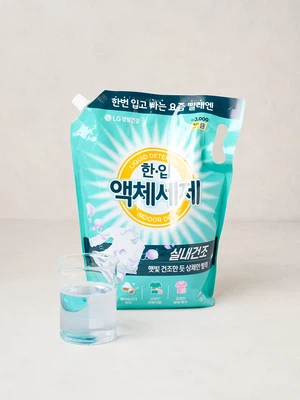 한입 액체 세제 2.2 L 실내 건조