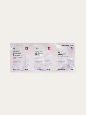 [펫] 아르르 꿀잠 펫 이지 올인원 샴푸 15 ml X 3개입