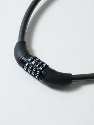 다이얼식 와이어 자물쇠 4자리 12 mm X 80 cm
