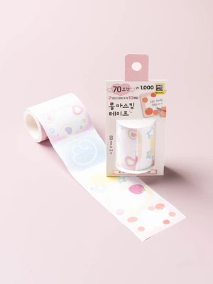 블러 모조지 키스컷 마스킹 테이프 60 mm X 3 m 메모