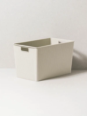 모던 템바보드 바구니 20 X 34 X 20 cm 그레이