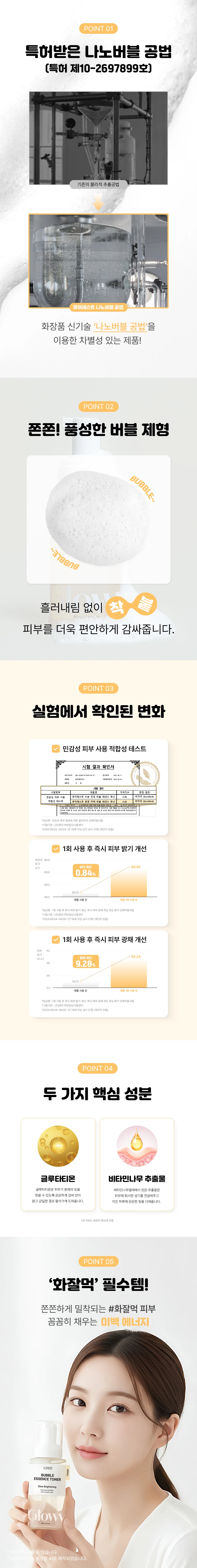 CureRest润光美白泡泡精华爽肤水 95ml source detail 2