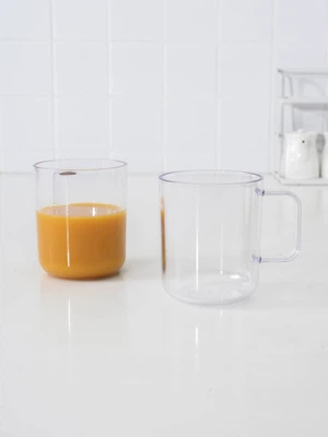 손잡이 플라스틱 컵 420 ml
