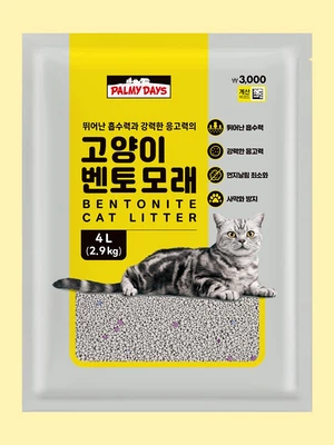 [펫] 고양이 모래 2.9 kg (100g당 103원)