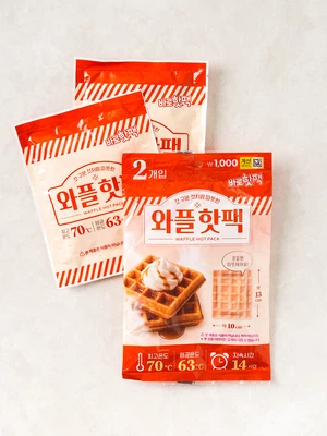 와플 핫팩 2개입