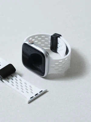 애플워치 호환용 실리콘 자석 스트랩 38/40/41/42 mm 화이트