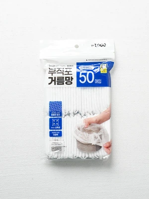 부직포 싱크 배수구 망 50매입 신축형