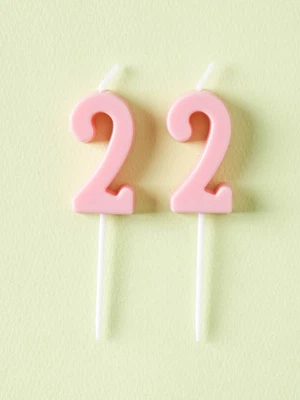숫자 캔들 2 2개입
