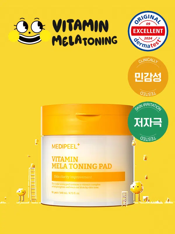 Medi Peel Vitamin Mela Toning Pad 2.0 (140ml/50 pads)
