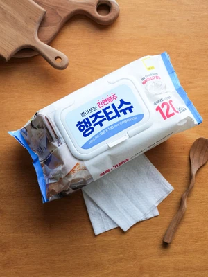 렛츠 클린 주방 행주 티슈 120매 캡형