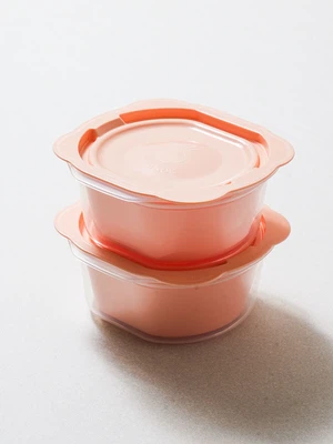 찜기 포함 전자레인지 용기 350 ml 2개입