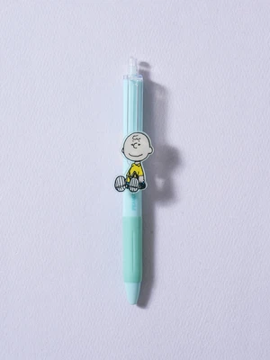 피너츠 슬라이드 볼펜 0.5 mm 블랙 찰리 브라운