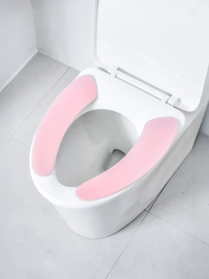 푹신한 변기 시트 핑크