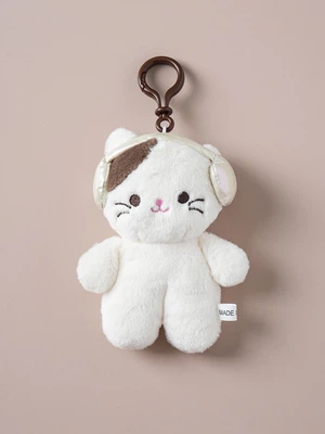 룰루랄라 헤드폰 낀 고양이 걸이인형