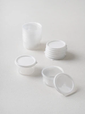 원형 소분 용기 60 ml 10개입