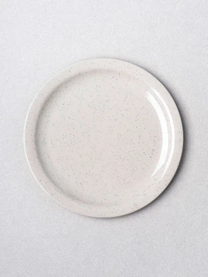화이트 멜라민 대형 접시 25 cm