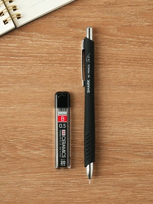 문화 샤크 샤프＆샤프심 세트 0.5 mm