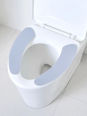 푹신한 변기 시트 그레이