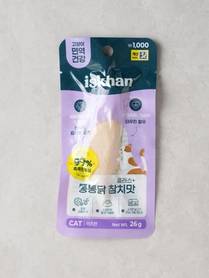 [펫] 이즈칸 캣 참치 통통닭 26 g (10g당 385원)