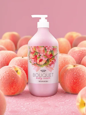 샤워메이트 부케 바디워시 1000 ml  피치