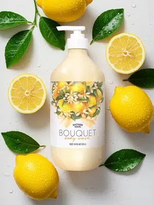 샤워메이트 부케 바디워시 1000 ml  레몬