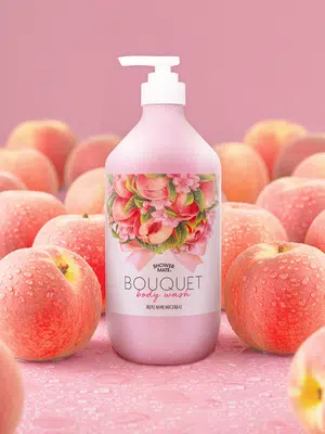 샤워메이트 부케 바디워시 1000 ml  피치