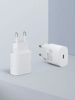 솔루엠 충전기 어댑터 25 W 화이트