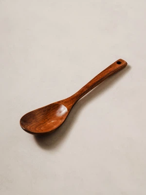 옻칠 요리 스푼 넓은형