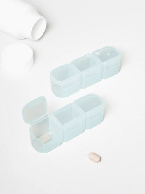 아침 점심 저녁 3분할 약통 2개입