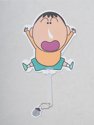짱구 키링 손잡이 부채 맹구
