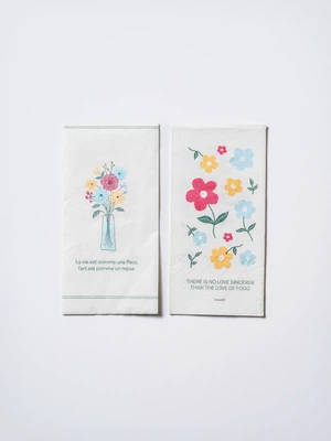 디자인 직사각 냅킨 16.5 X 8.5 cm 20매입