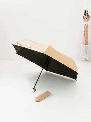 [UV 최대 99% 차단] 경량 암막 컬러 우양산 6K 49 cm 베이지