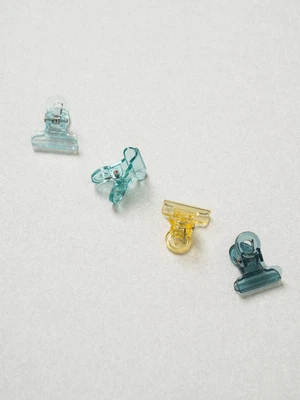 스몰워크샵 미니 투명 집게 클립 20 mm 12개입