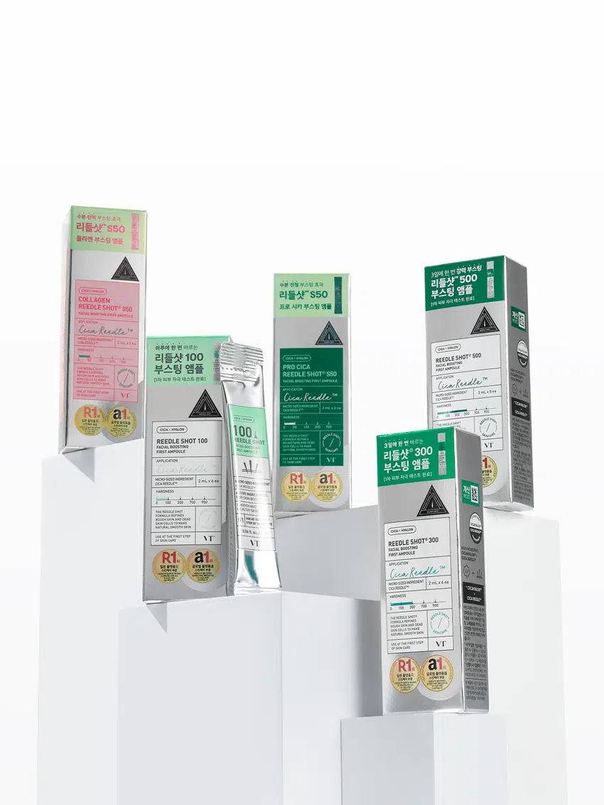 VT Reedle Shot 300 Facial Boosting First Ampoule 2ml x 6