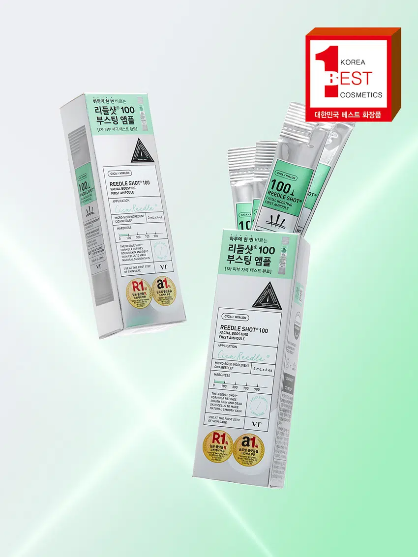 VT Reedle Shot 100 Facial Boosting First Ampoule 2ml x 6