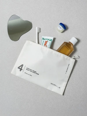 여행용 납작 사각 파우치 24 X 16.5 cm