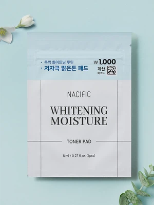 네시픽 화이트닝 모이스처토너패드 4매입
