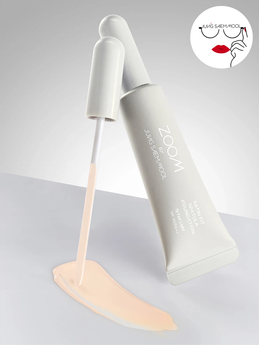 [19호 페어라이트]줌 바이 정샘물 새틴핏 스파츌라 파운데이션 25 ml