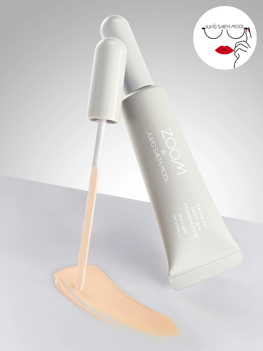 [21호 엔라이트]줌 바이 정샘물 새틴핏 스파츌라 파운데이션 25 ml